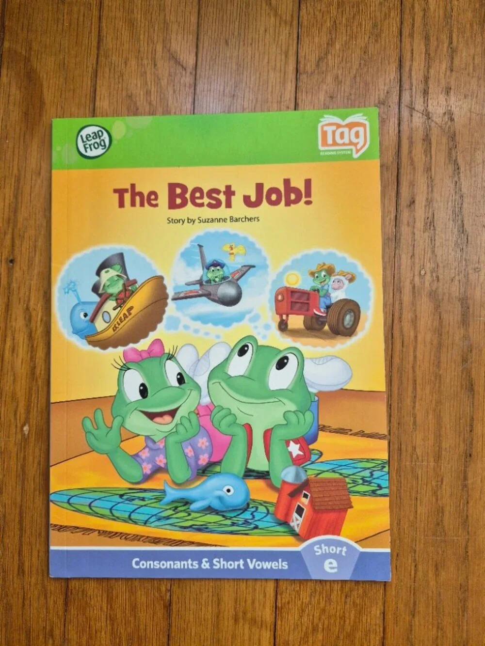 Leap Frog Tag The Best Job! Consonants & Short Vowels Book